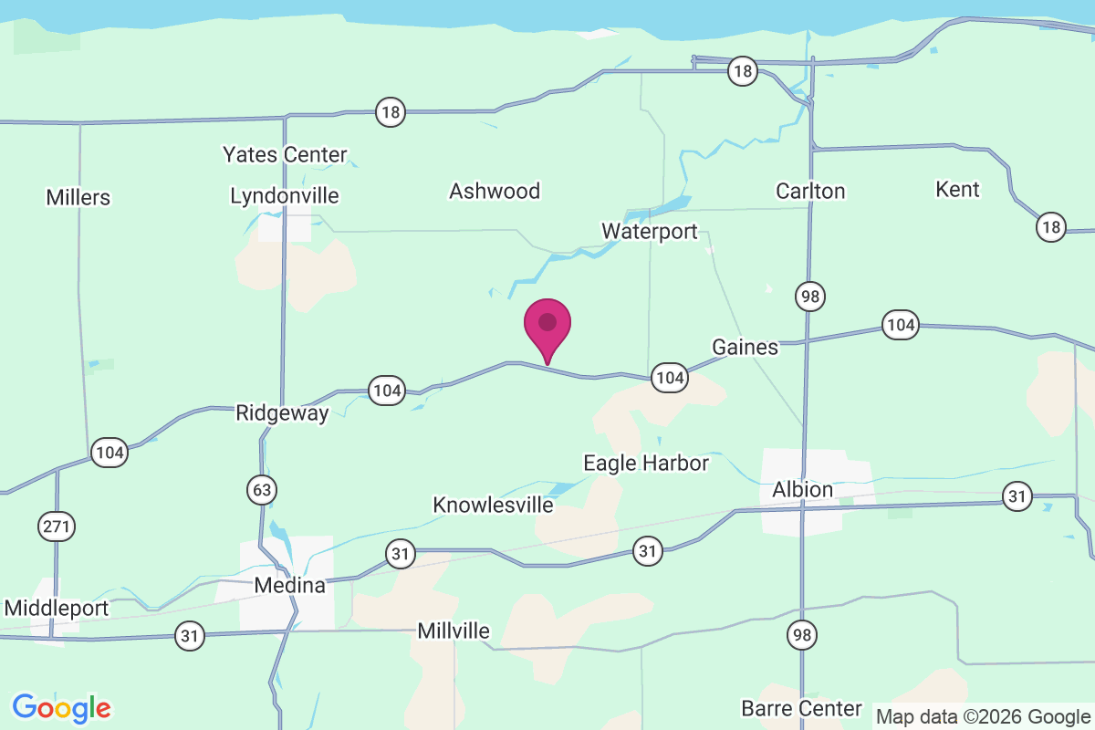 West Gaines map
