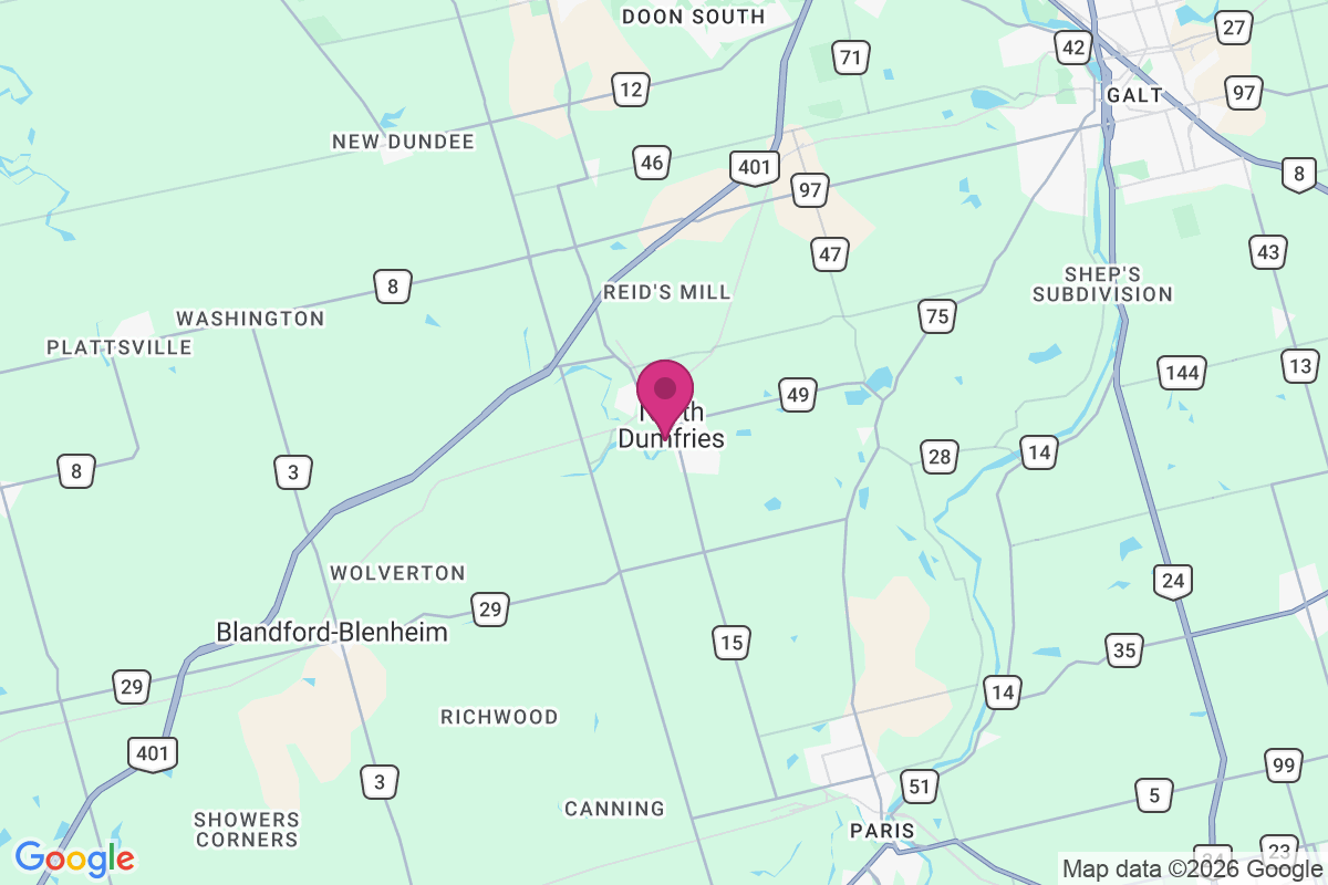 St. Jacobs map