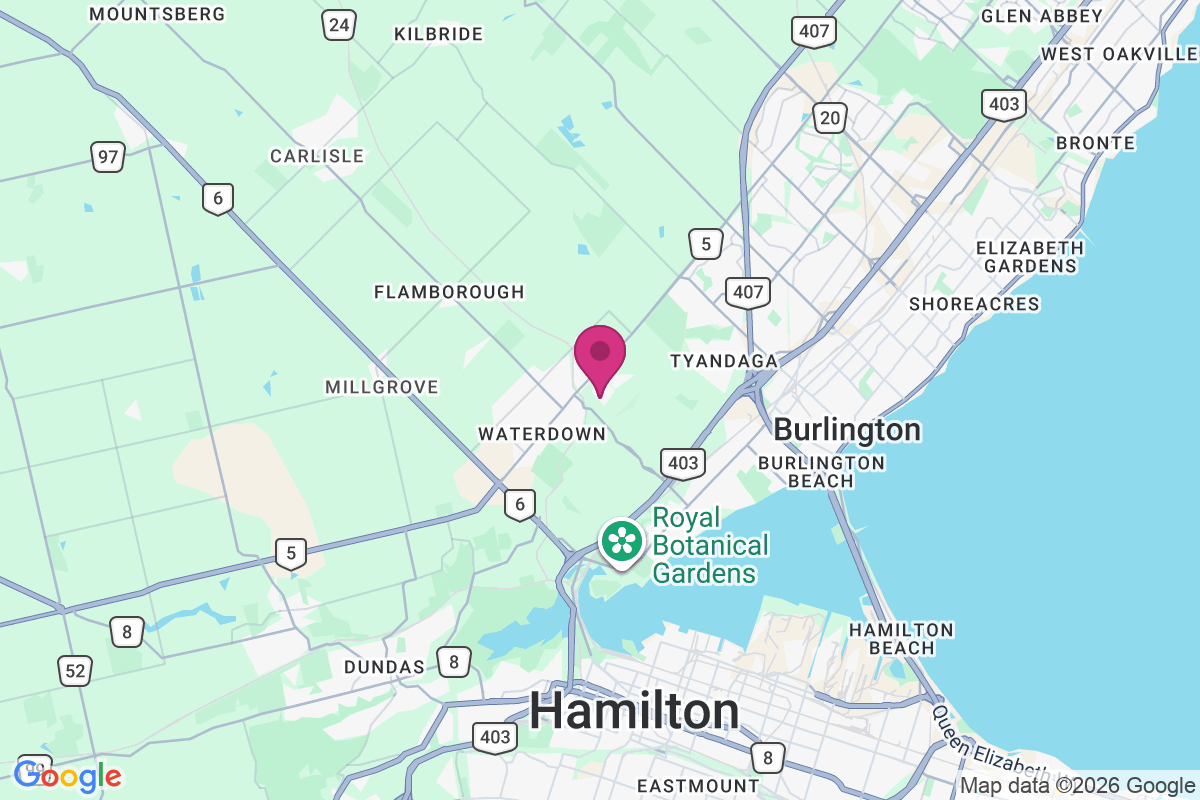 Waterdown map