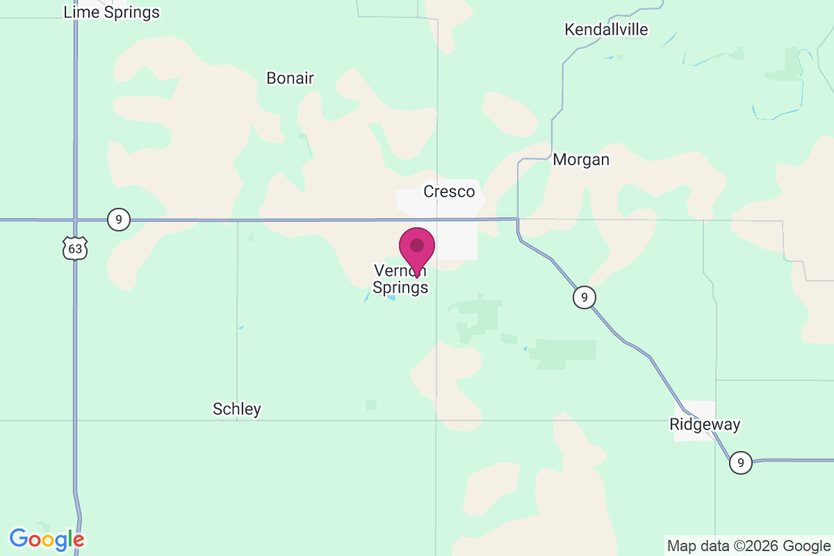 Vernon Springs map