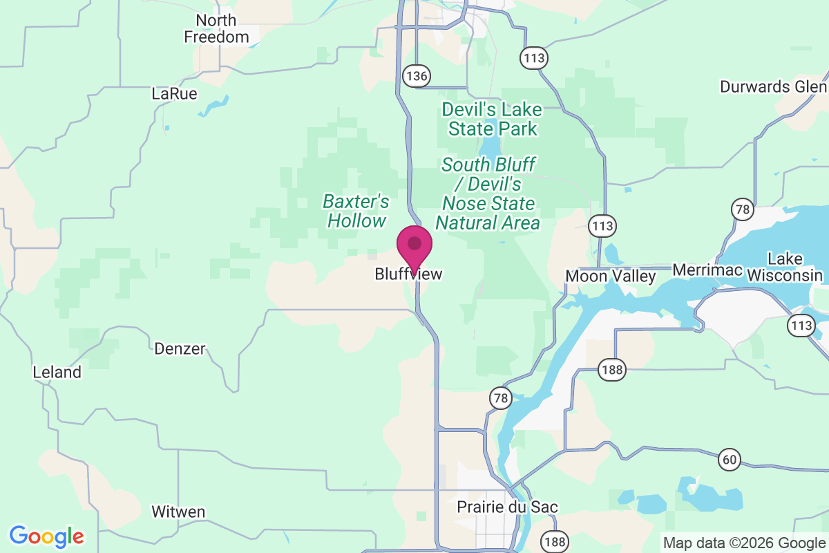 Bluffview map