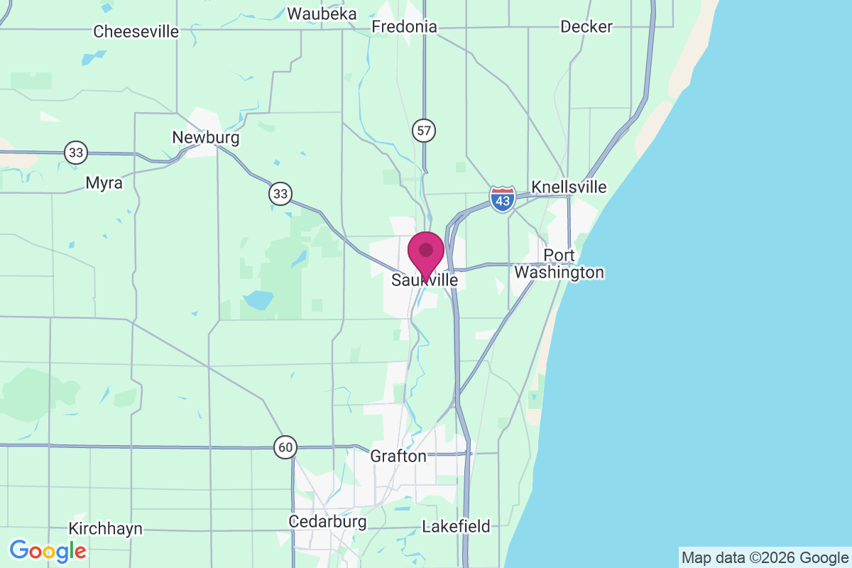 Saukville map