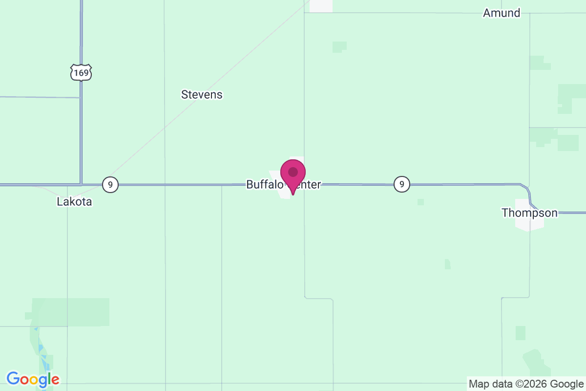 Buffalo Center map