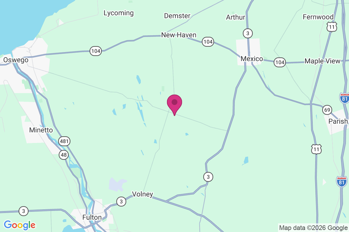 North Volney map