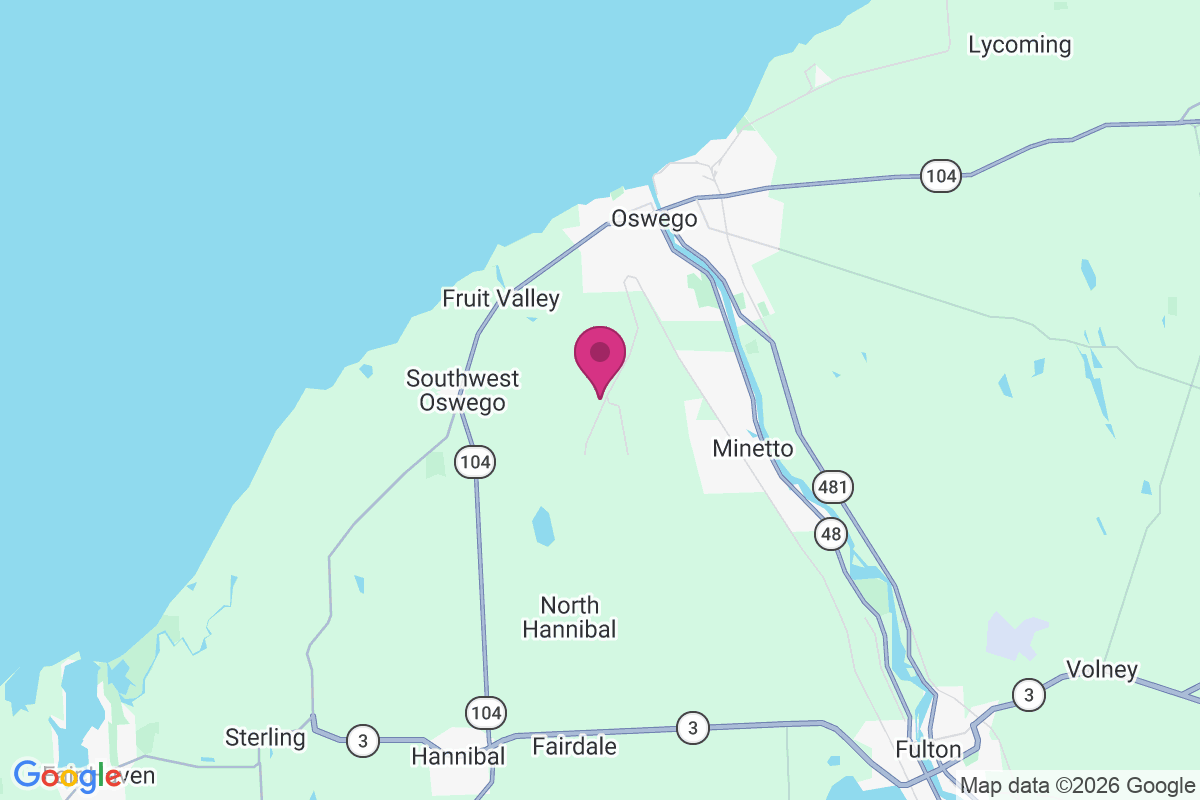 Oswego Center map