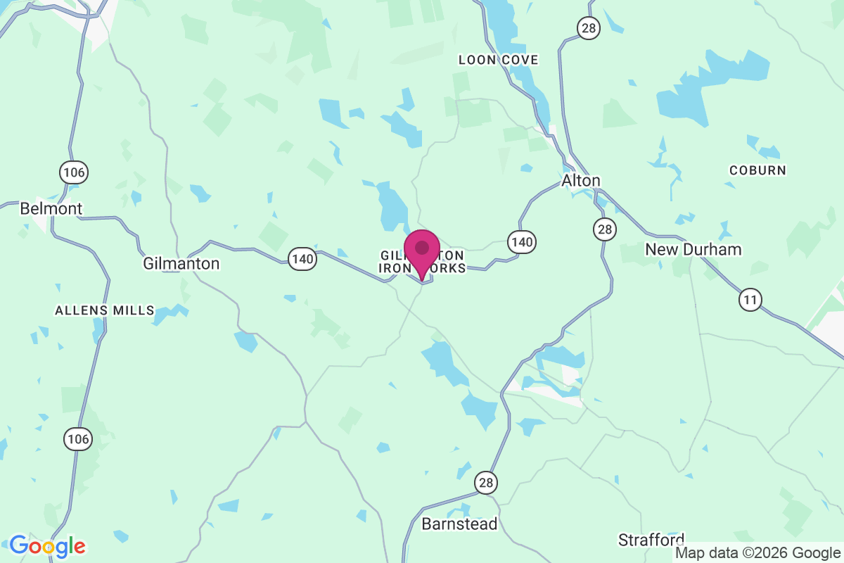 Gilmanton Iron Works map