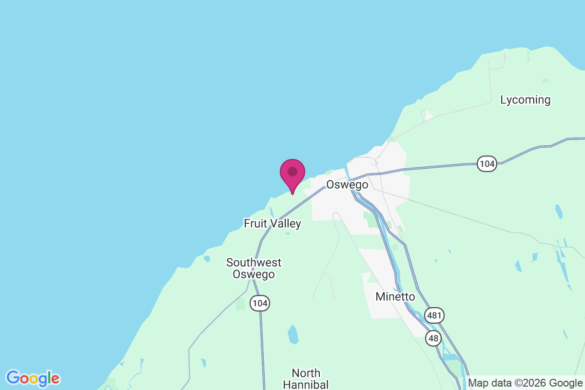 Oswego Beach map