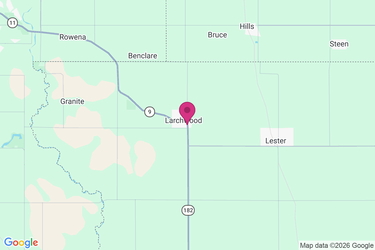 Larchwood map