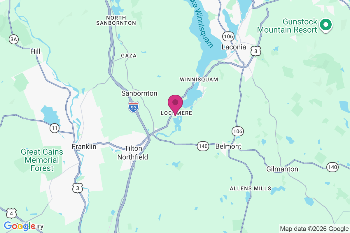 East Tilton map