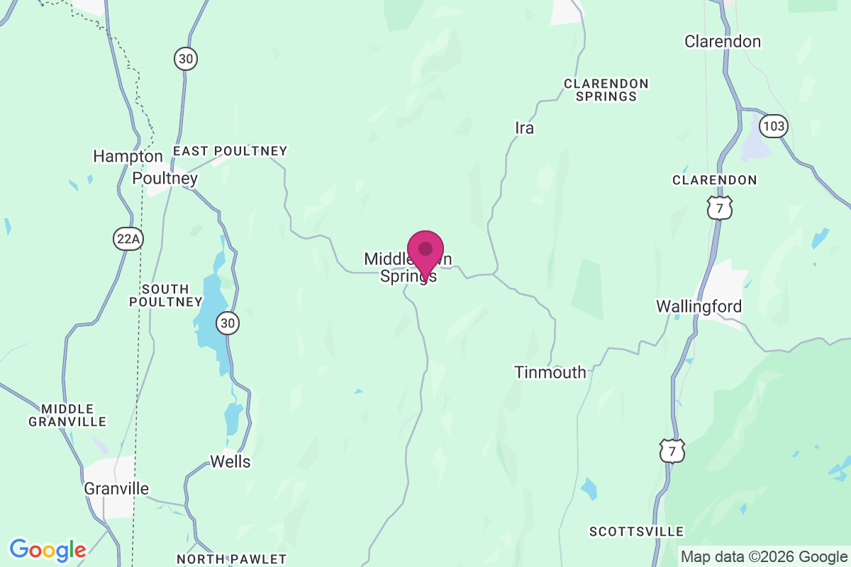Middletown Springs map