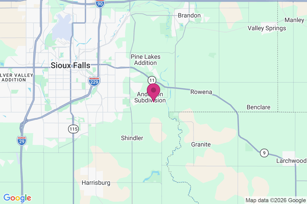 Anderson Subdivision map