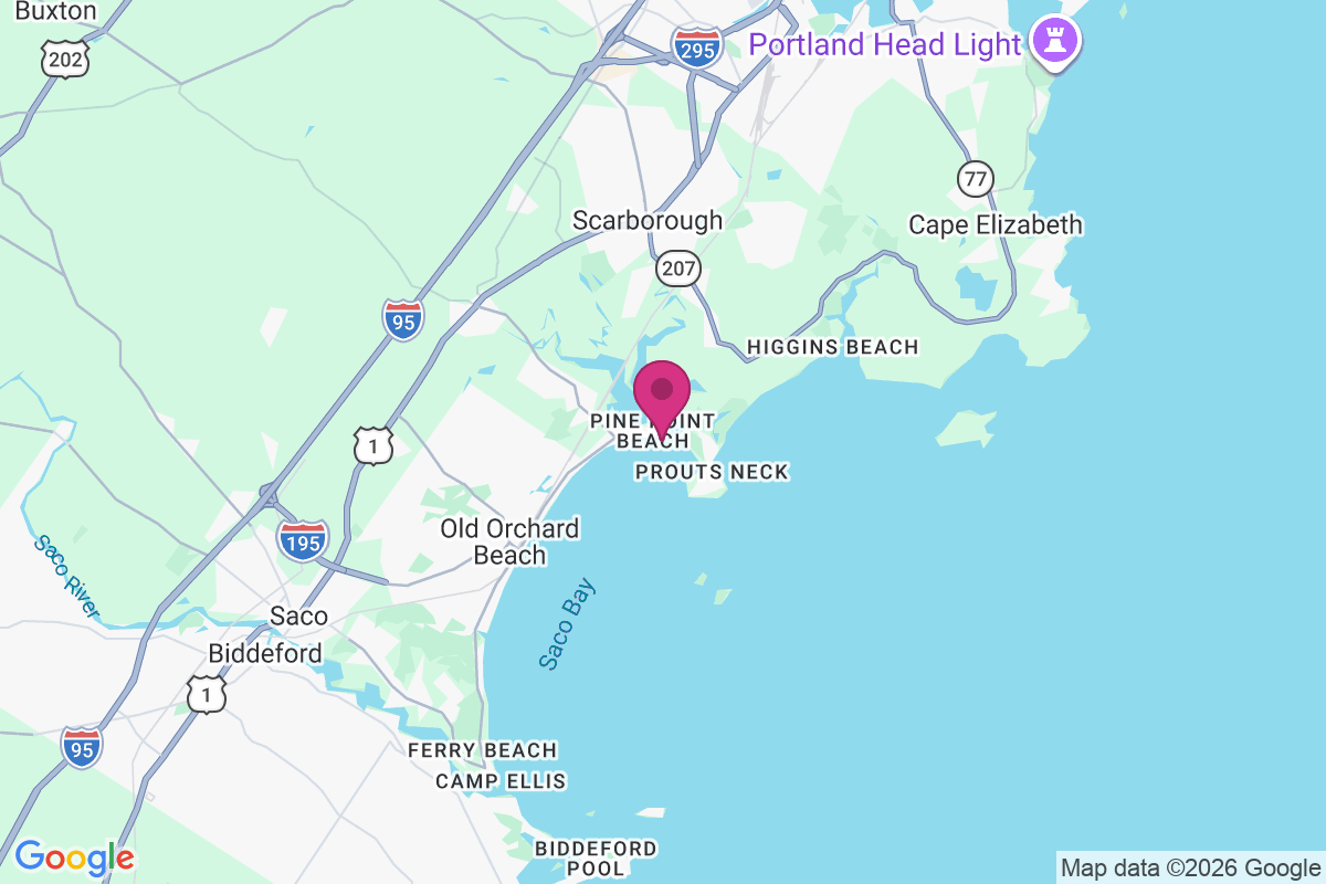 Pine Point Beach map