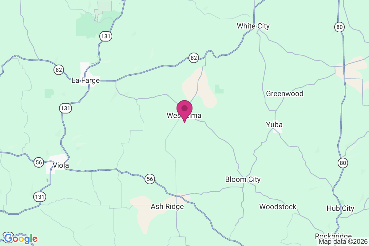 West Lima map