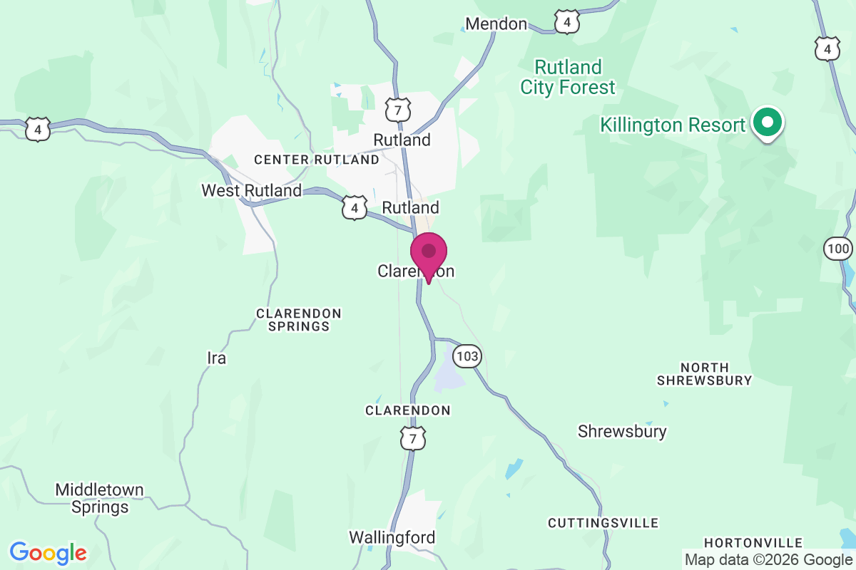 North Clarendon map