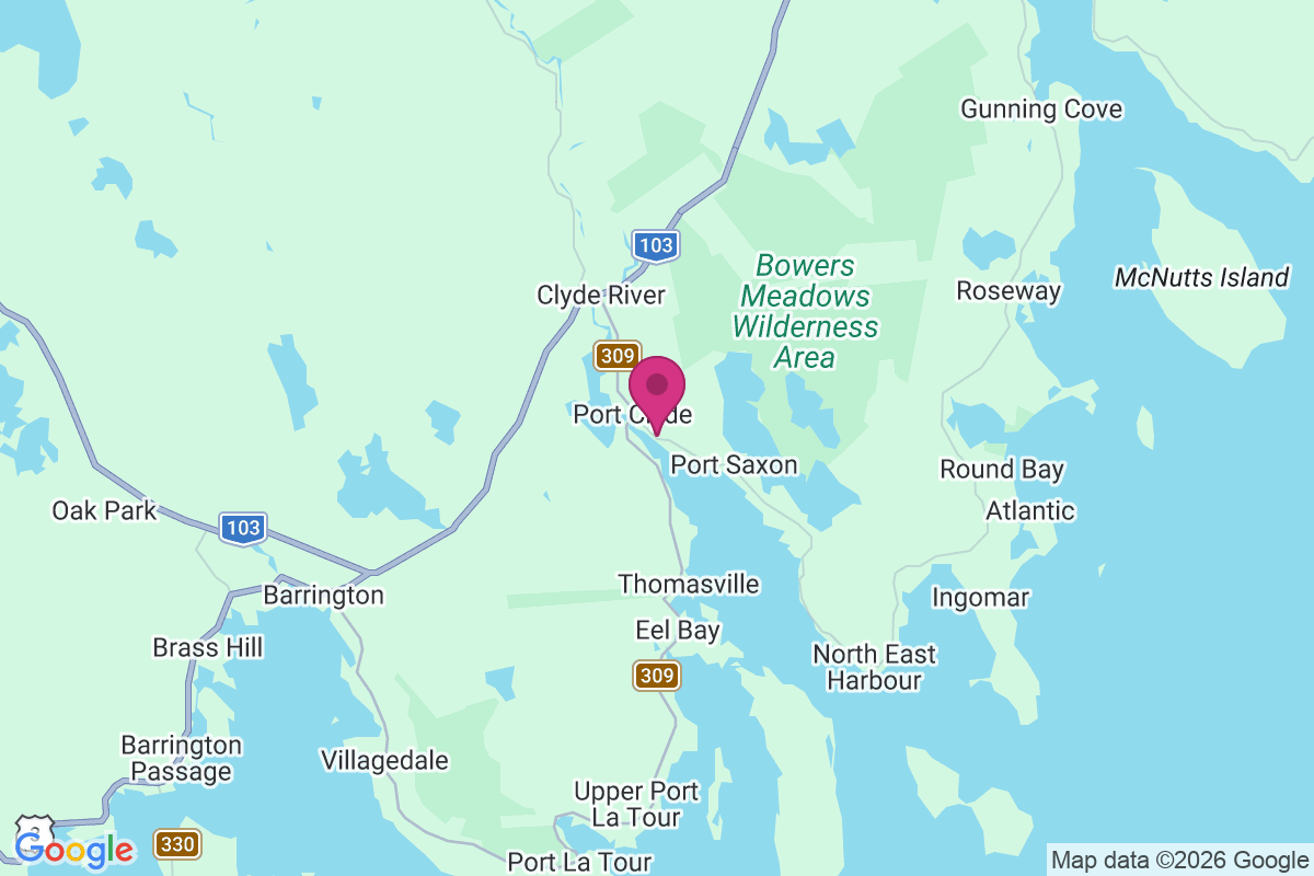 Port Clyde map