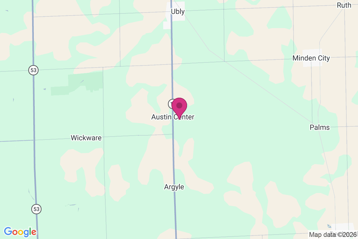 Austin Center map