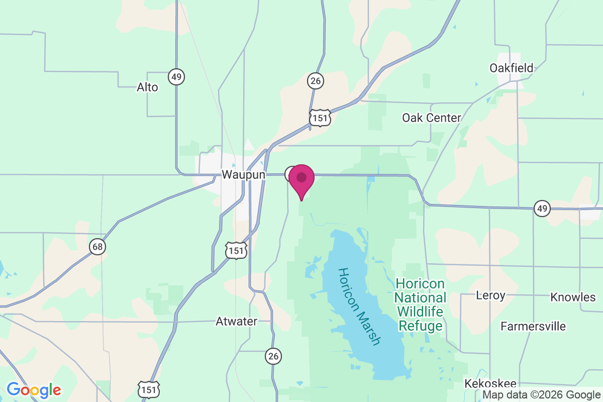 East Waupun map