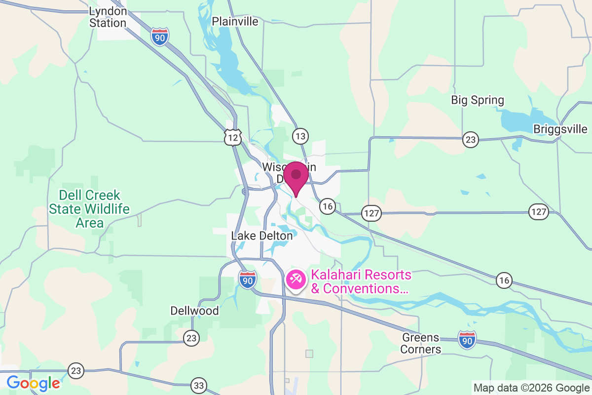 Wisconsin Dells map