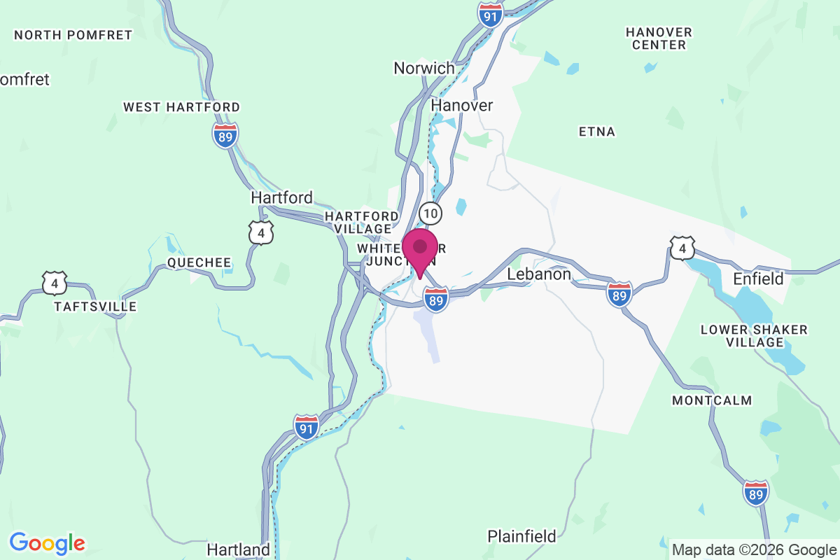 White River Junction map