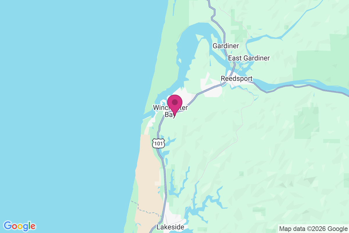 Winchester Bay map