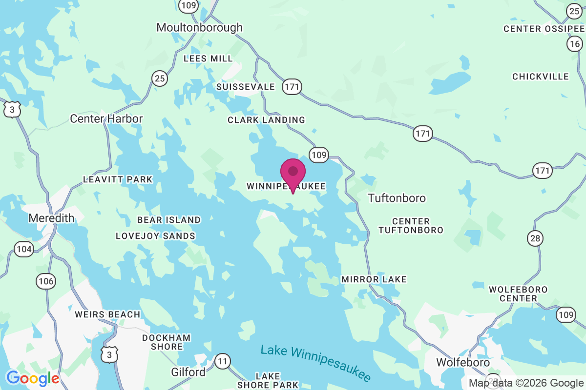Winnipesaukee map