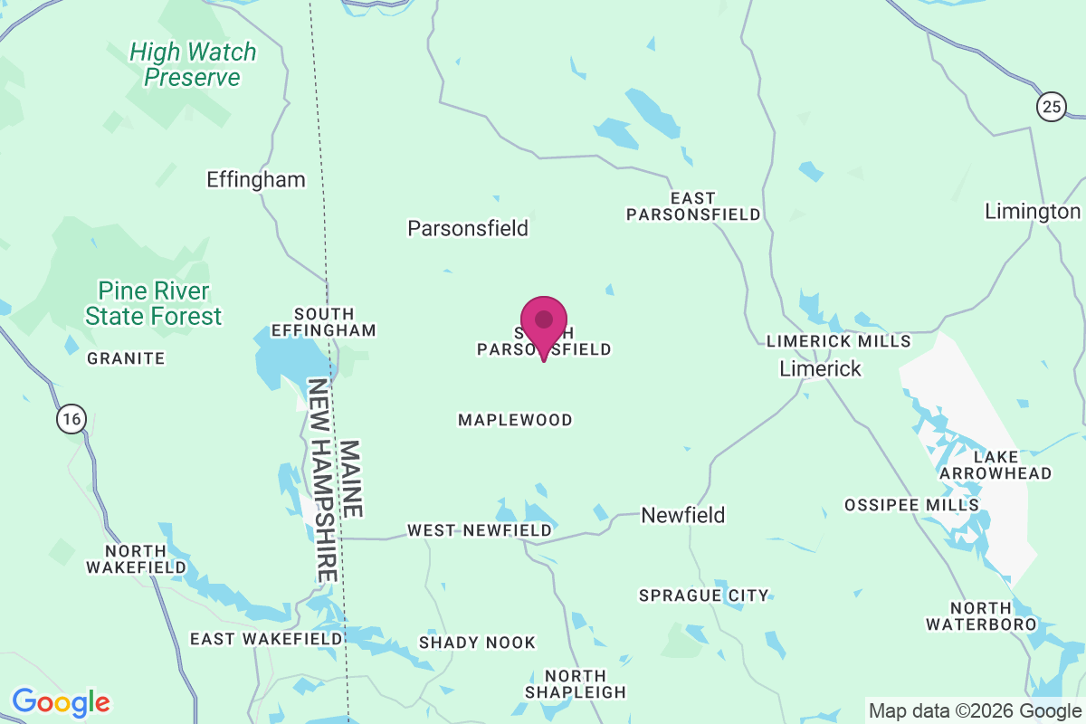 South Parsonsfield map