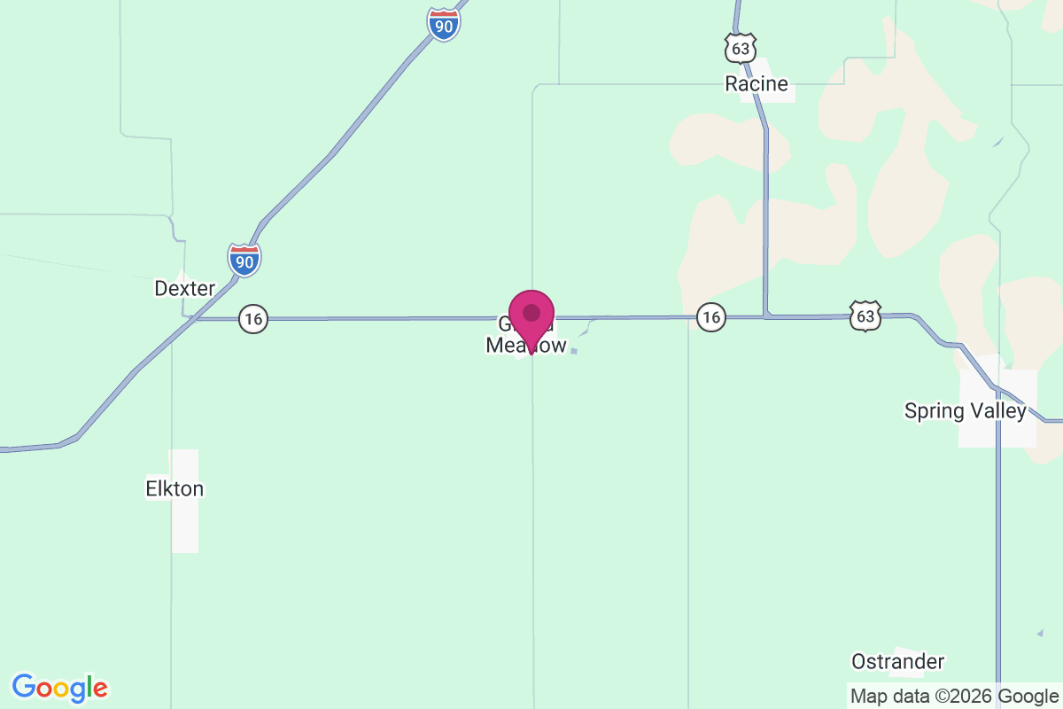 Grand Meadow map