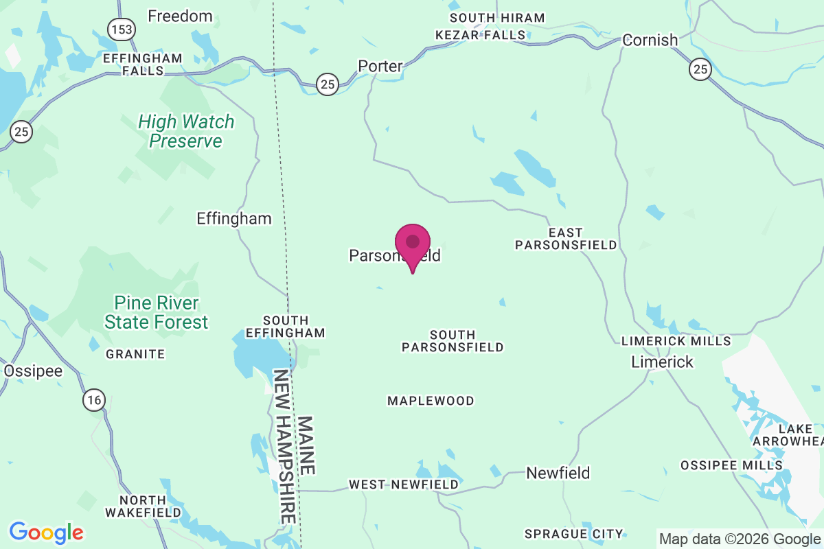 Parsonsfield map