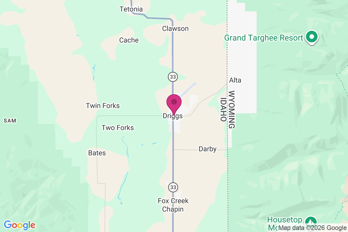 Driggs map