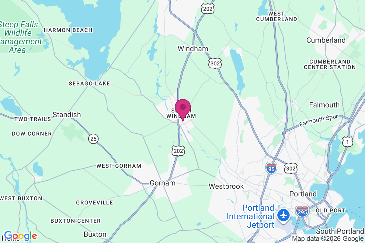 South Windham map