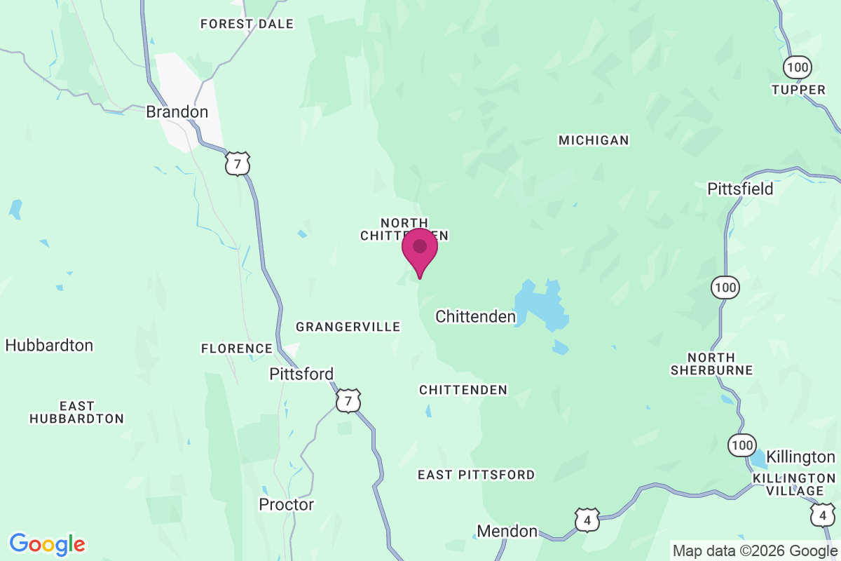 North Chittenden map