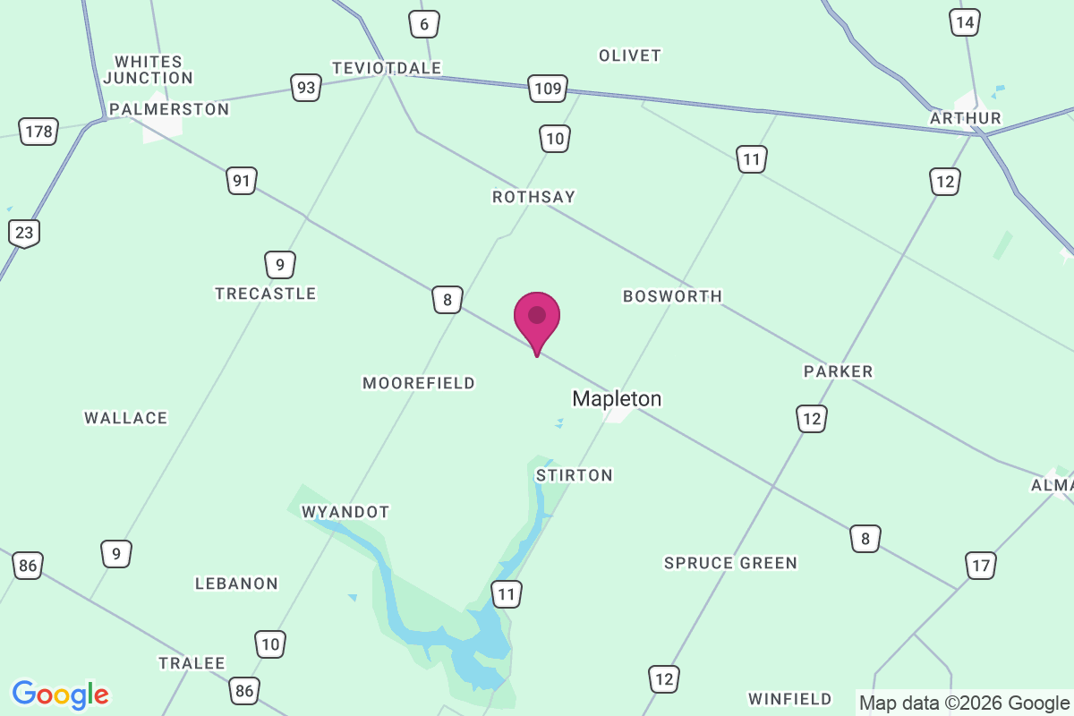 Conestogo map