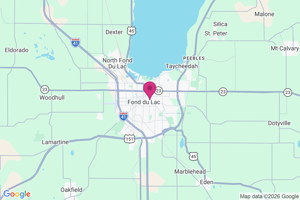 Fond du Lac map