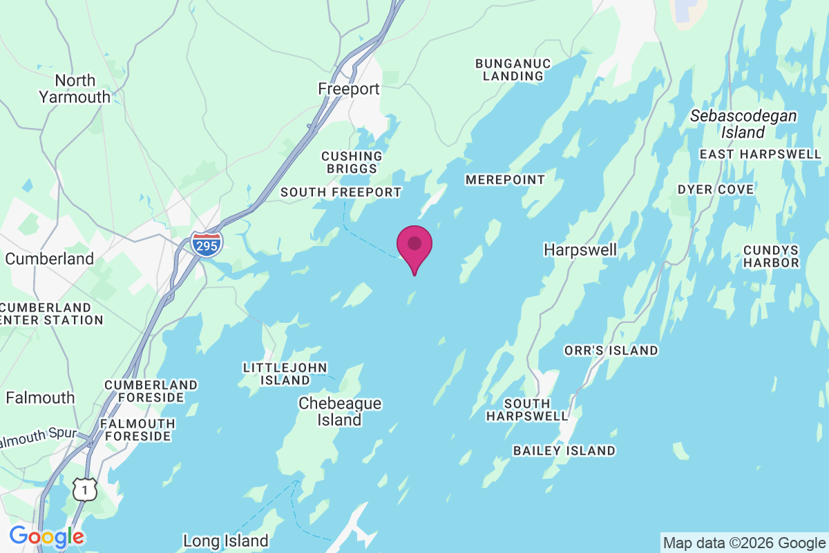 Bustins Island map