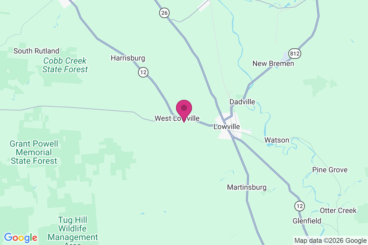 West Lowville map