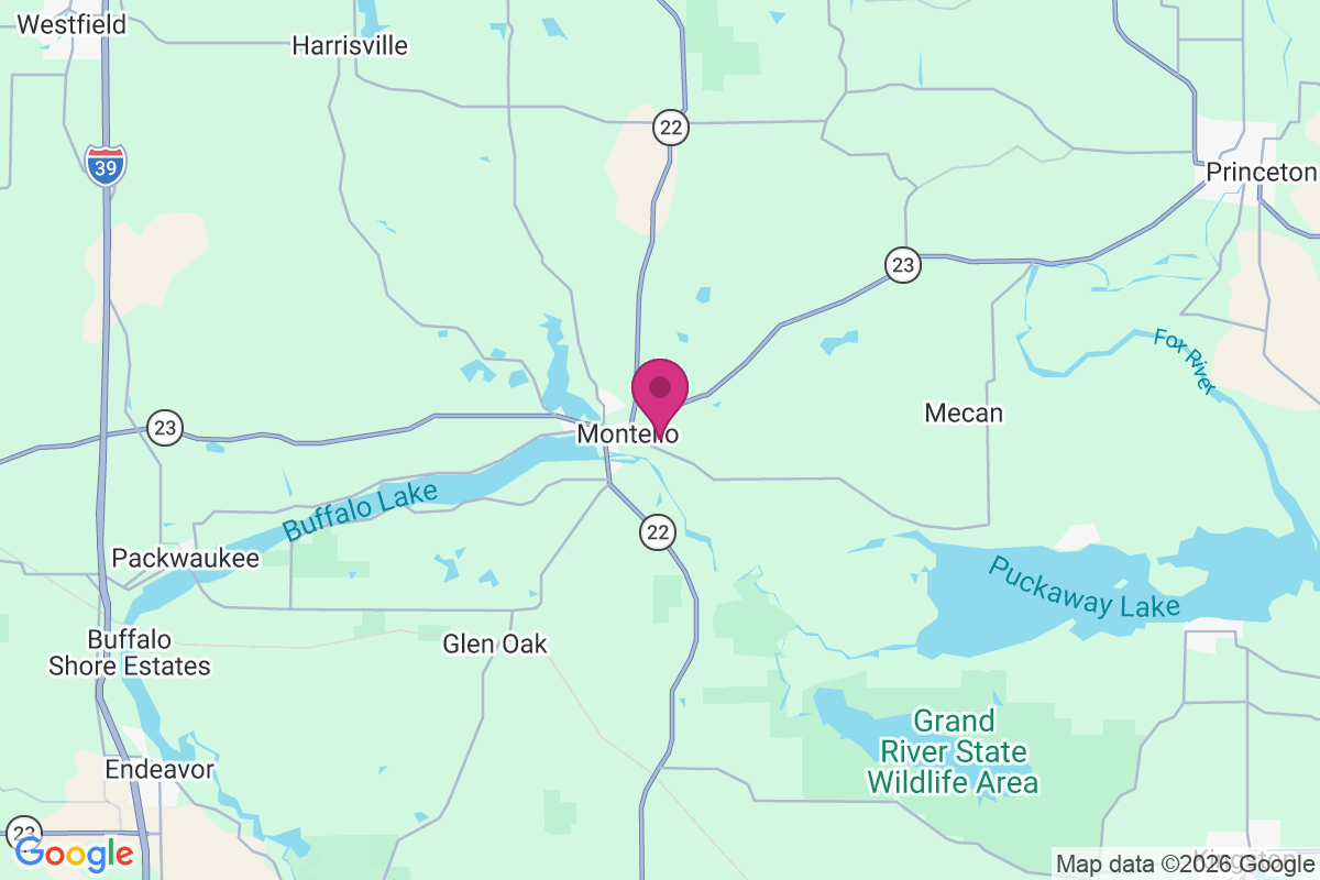 Montello map