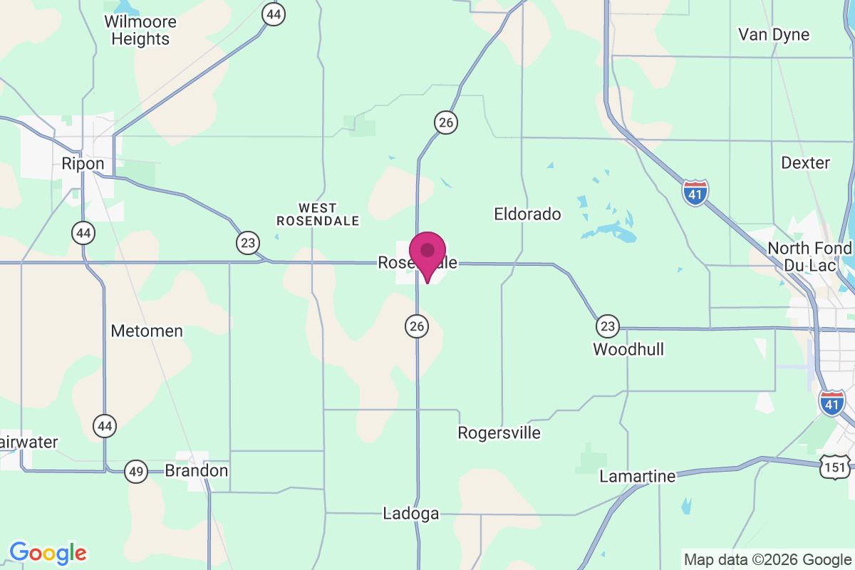 Rosendale map