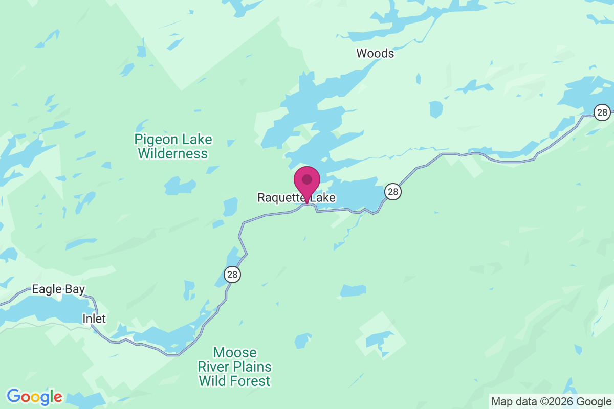 Raquette Lake map