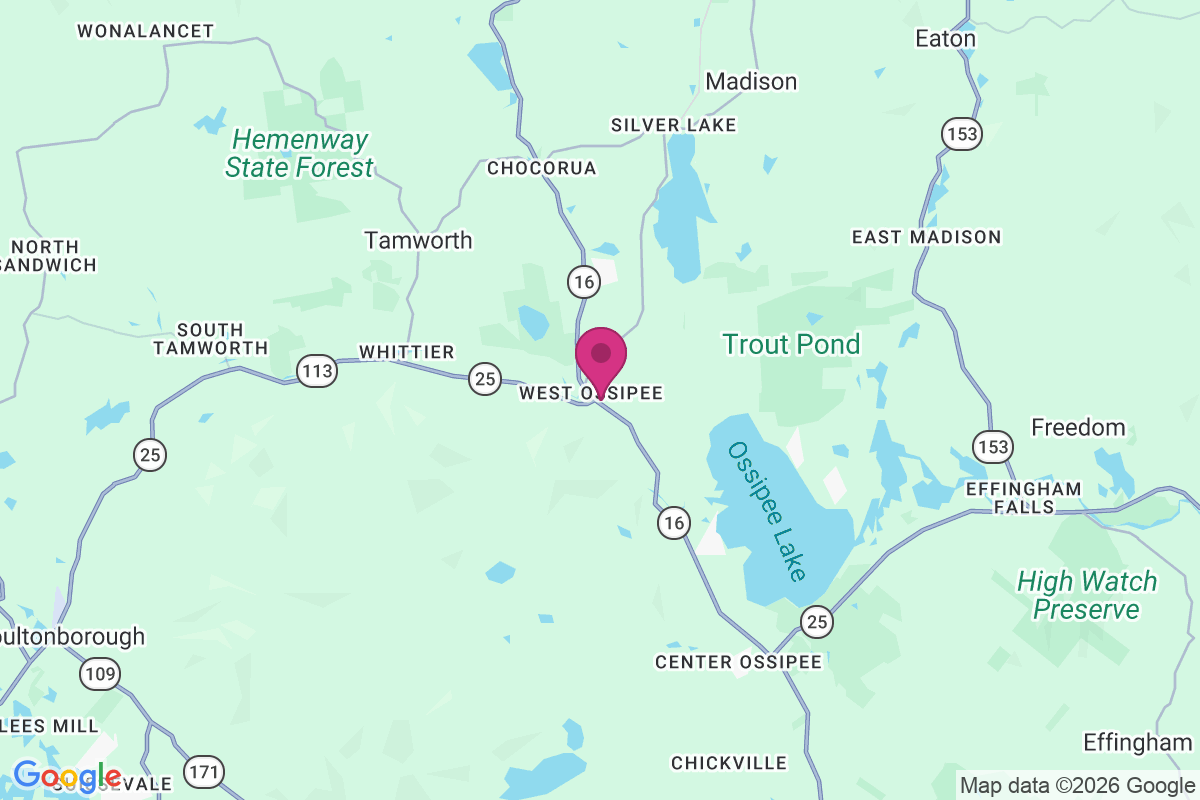 West Ossipee map
