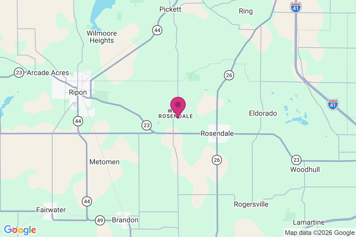 West Rosendale map