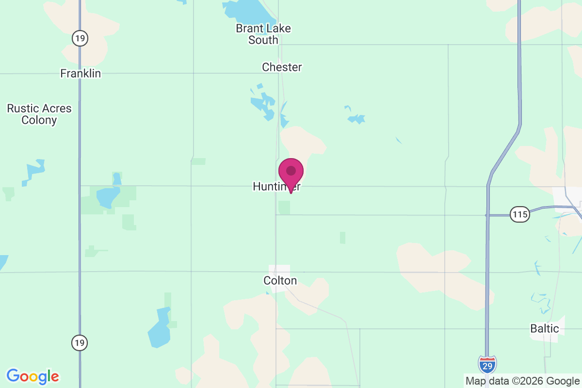 Huntimer map