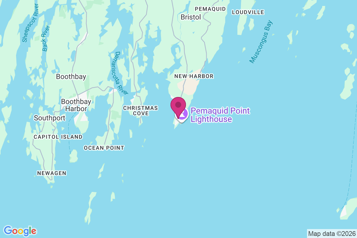 Pemaquid Point map