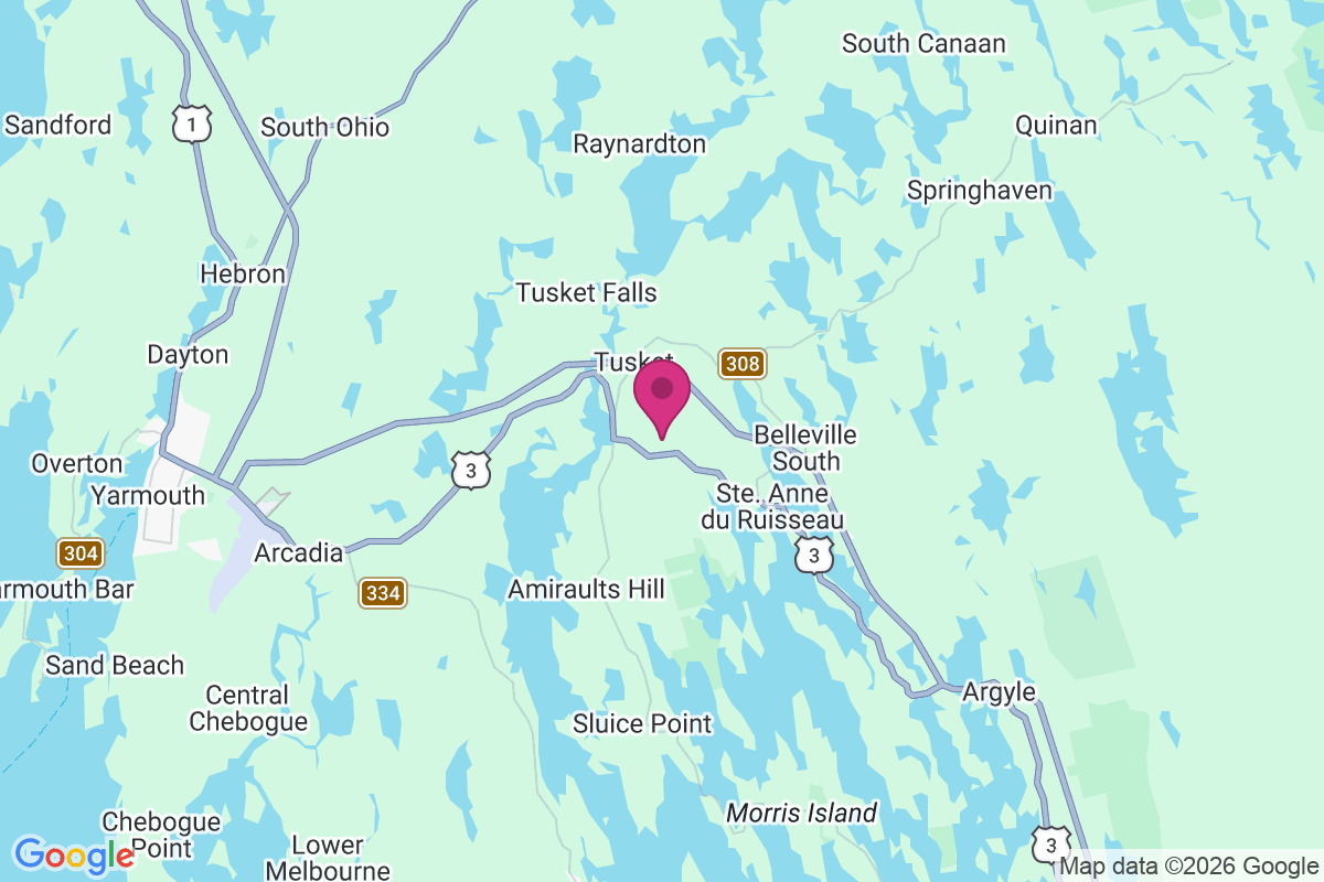 Tusket map