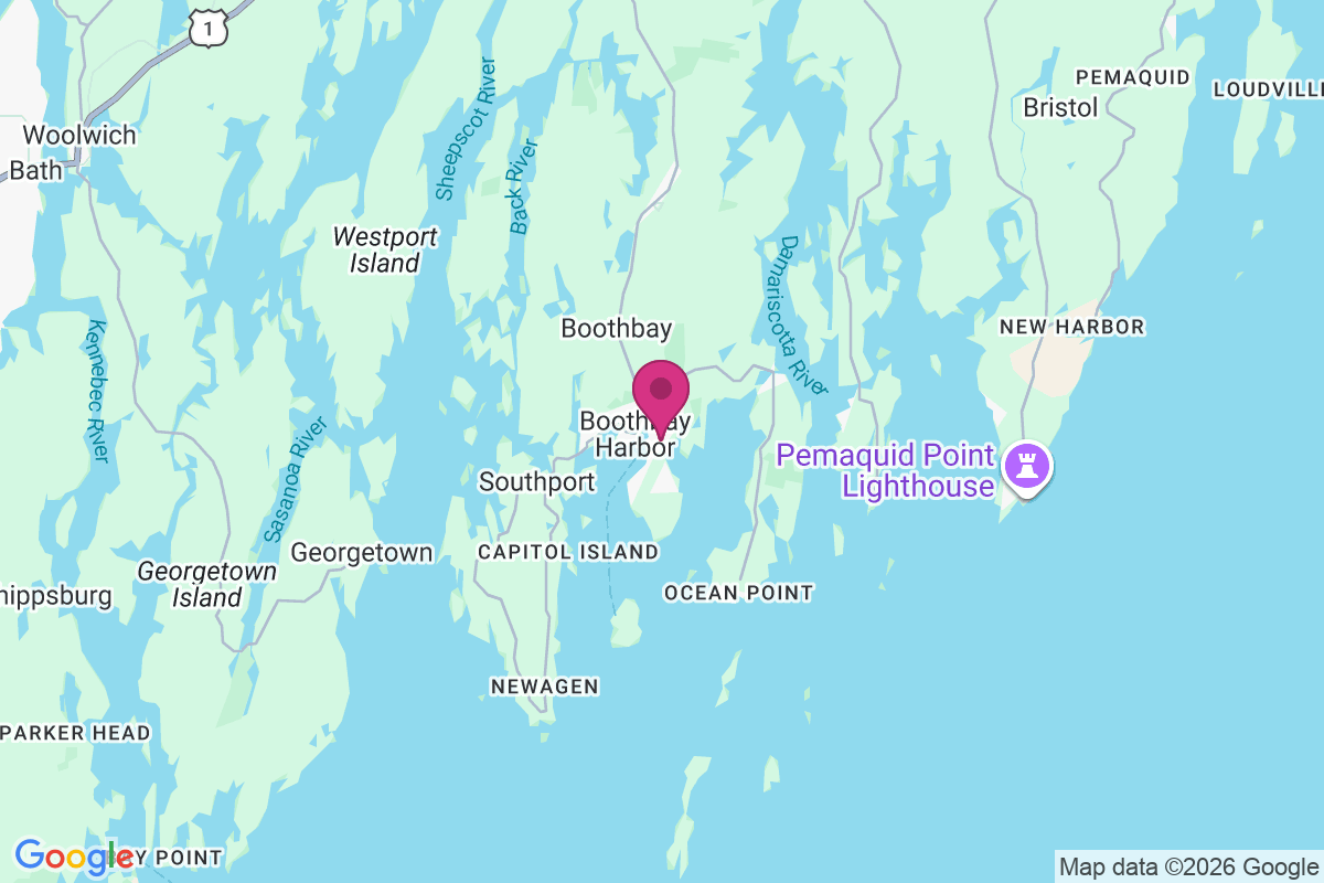 Boothbay Harbor map
