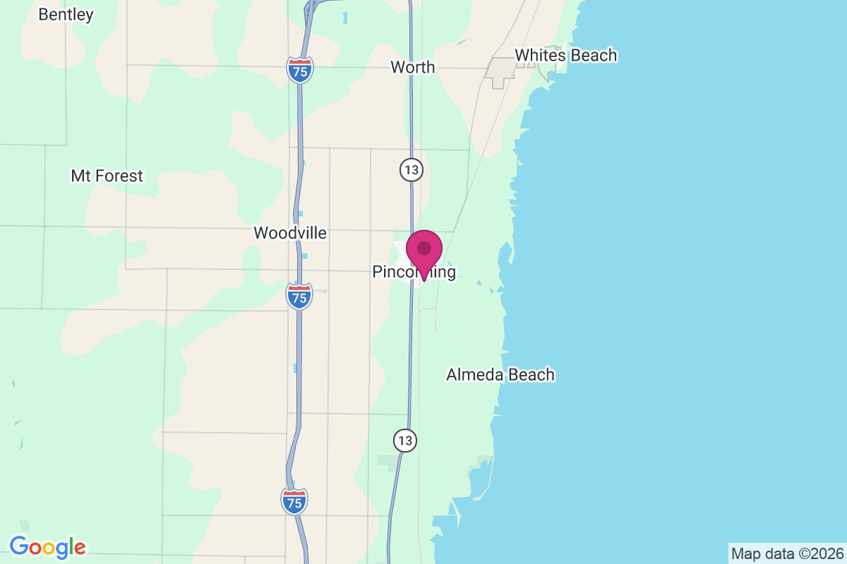 Pinconning map