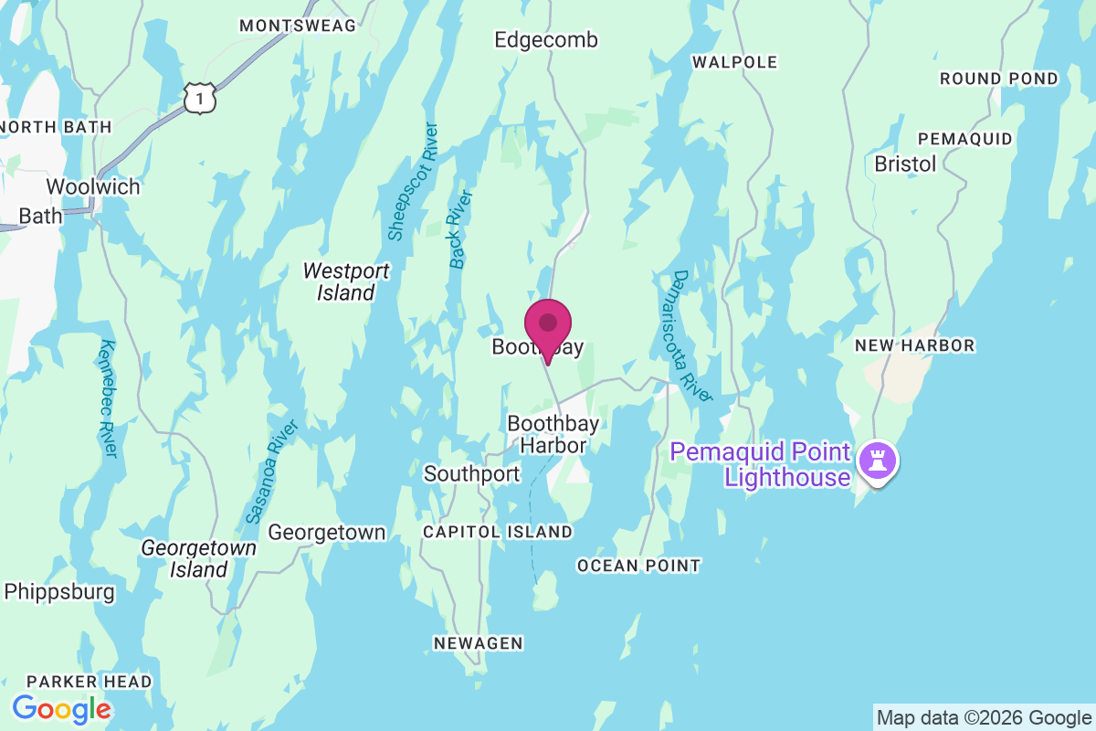 Boothbay map