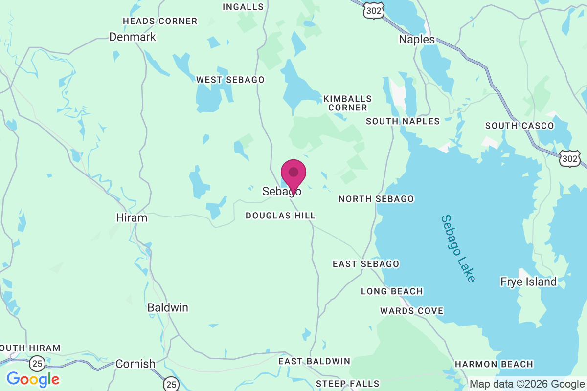 Sebago Center map