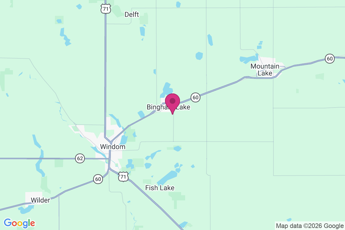 Bingham Lake map