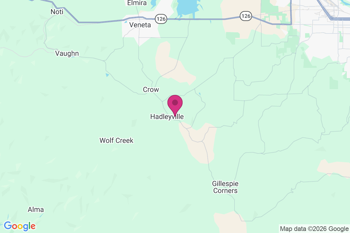 Hadleyville map