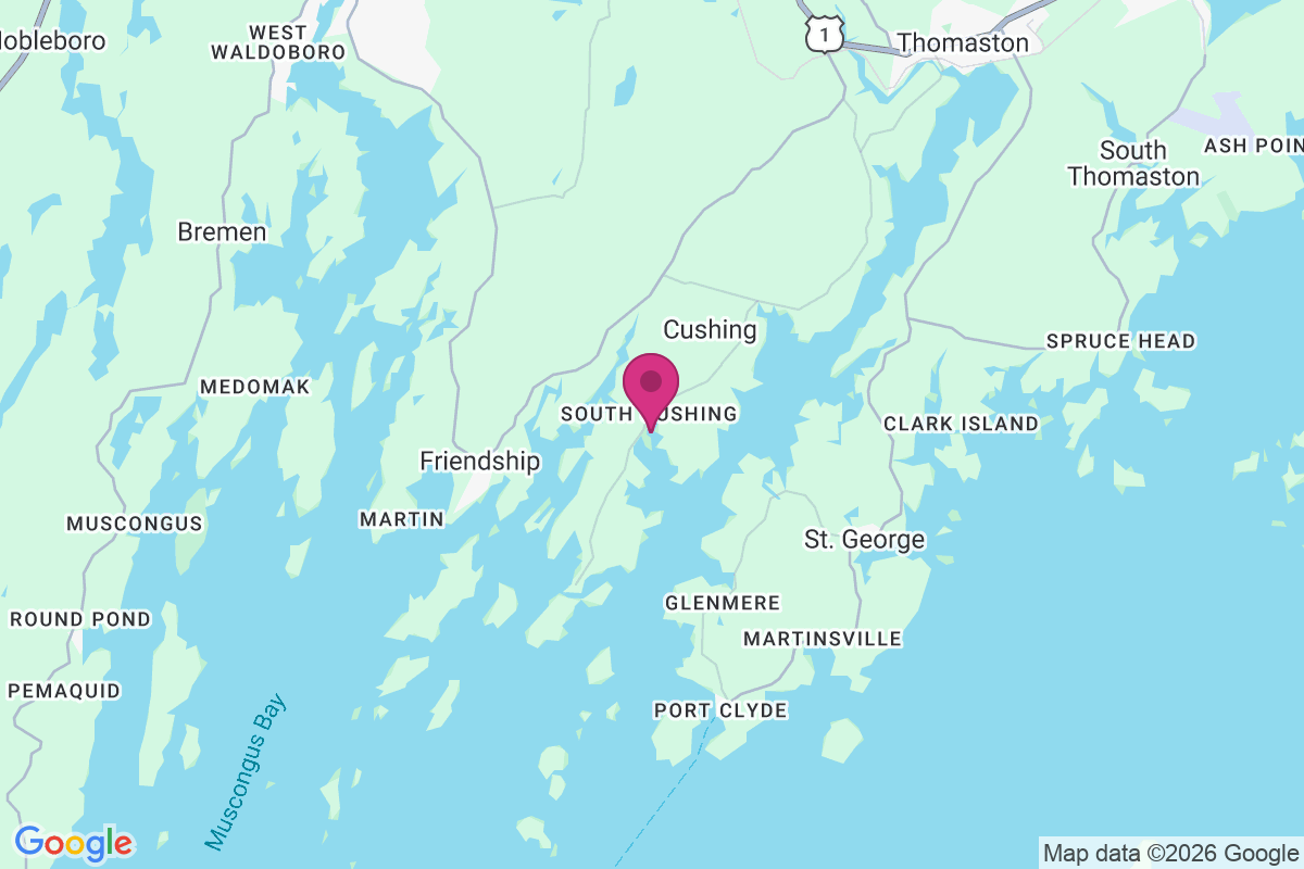 South Cushing map